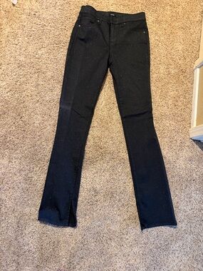 Black Sparkle Flare Jeans